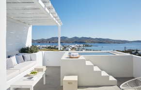 The ultimate guide of the best chic hotels in Milos, Greece. Travelplusstyle.com