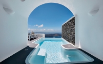 Dreams Luxury Suites, Santorini. Hotel Review by TravelPlusStyle. Photo © Dreams Luxury Suites