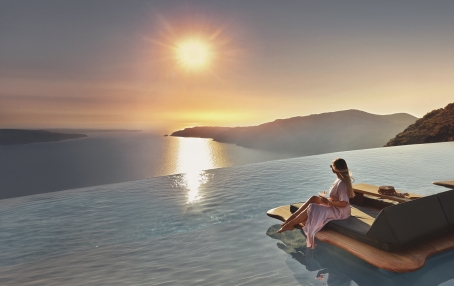 Staying at Cavo Tagoo Santorini, Santorini, Greece • Photo © TravelPlusStyle.com