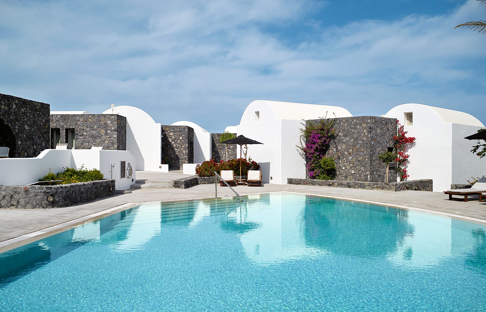 Santo Pure Oia Suites & Villas, Santorini, Greece. Hotel Review by TravelPlusStyle. Photo © Santo Maris Oia 