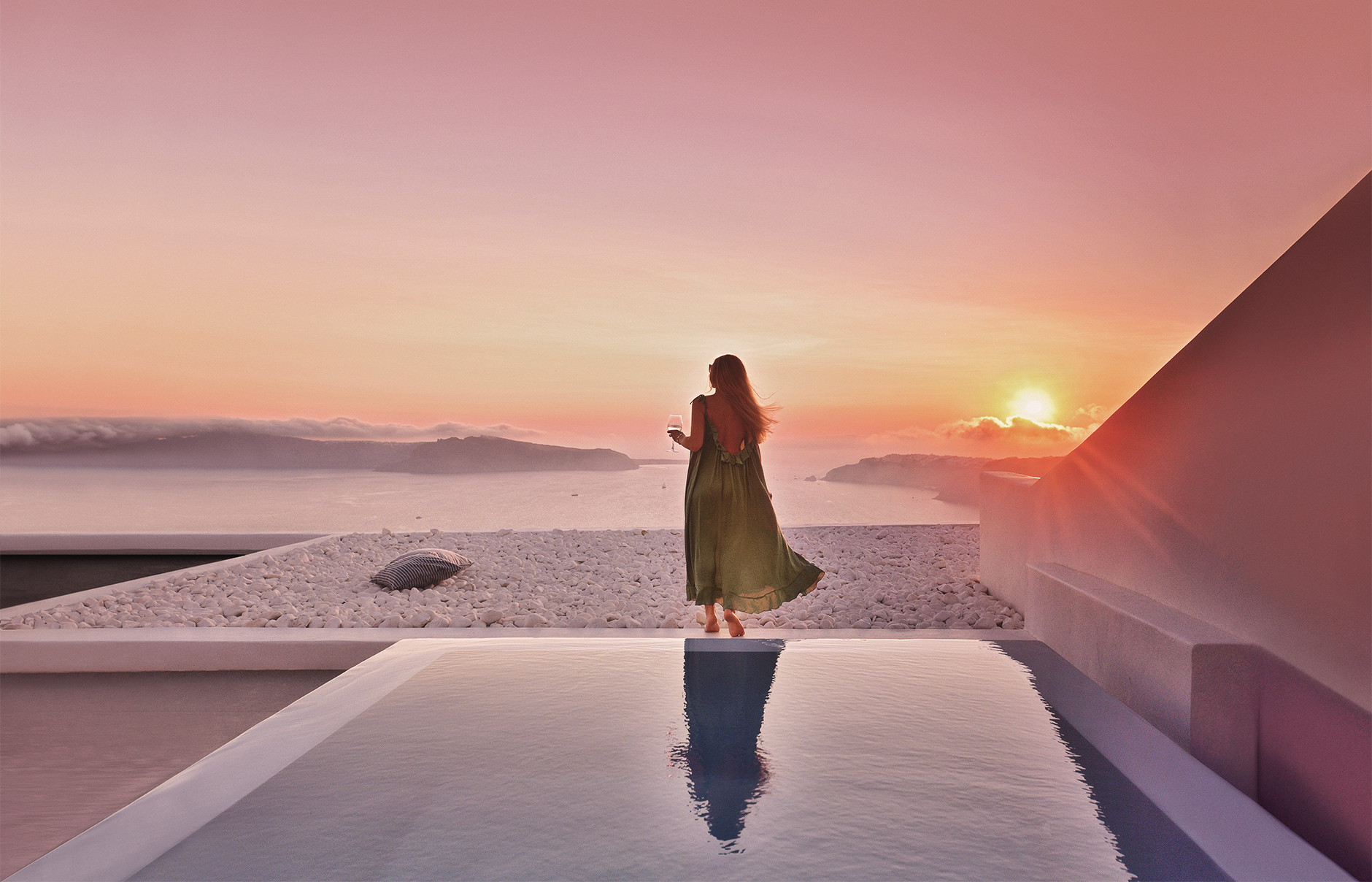 Staying at Cavo Tagoo Santorini, Santorini, Greece • Photo © TravelPlusStyle.com